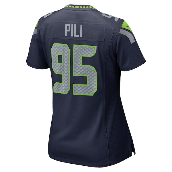 Brandon Pili Seattle Seahawks Nike Women's Team Game Jersey - College Navy - Image 3