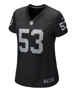 Alternative view of Amari Gainer Las Vegas Raiders Nike Women's  Game Jersey -  Black