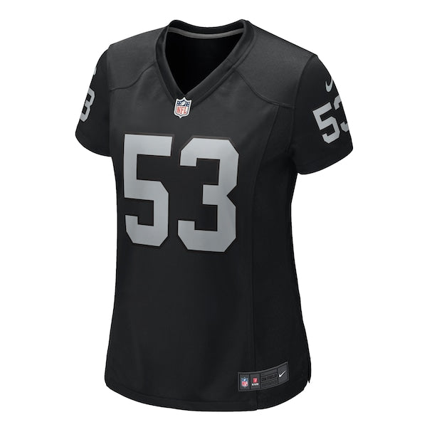 Amari Gainer Las Vegas Raiders Nike Women's Game Jersey - Black - Image 2