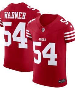 Fred Warner San Francisco 49ers Nike  Vapor F.U.S.E. Elite Jersey - Scarlet