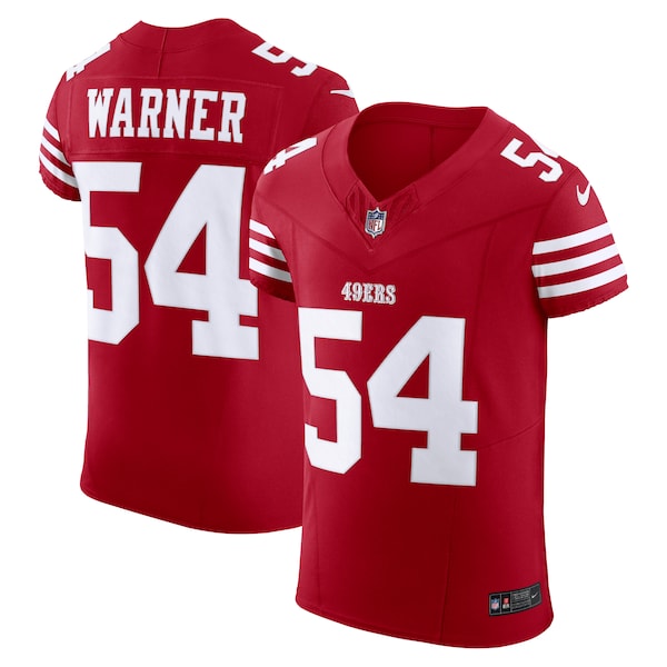 Fred Warner San Francisco 49ers Nike Vapor F.U.S.E. Elite Jersey - Scarlet
