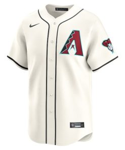 Alternative view of Corbin Carroll Arizona Diamondbacks Nike Home Limited Player Jersey - White