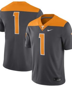 #1 Tennessee Volunteers Nike Alternate Game Jersey - Anthracite