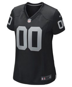 Alternative view of Jim Otto Las Vegas Raiders Nike Women's Game Retired Player Jersey - Black