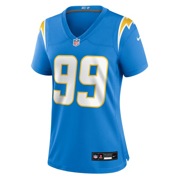 Jamaree Caldwell Los Angeles Chargers Nike Women's Team Game Jersey - Powder Blue - Image 3