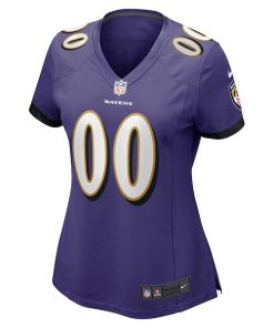 Alternative view of Baltimore Ravens Nike Women's Custom Game Jersey - Purple