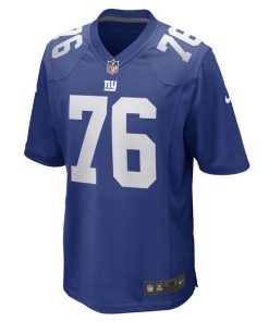 Alternative view of Jon Feliciano New York Giants Nike Game Player Jersey - Royal