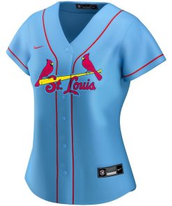 Alternative view of St. Louis Cardinals Nike Women's Alternate Replica Custom Jersey - Blue