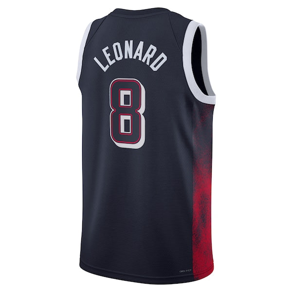 Kawhi Leonard Men's USA Basketball Nike Unisex 2024 Swingman Player Jersey - Navy - Image 3