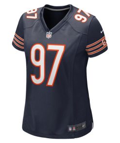 Alternative view of Andrew Billings Chicago Bears Nike Women's Game Jersey - Navy