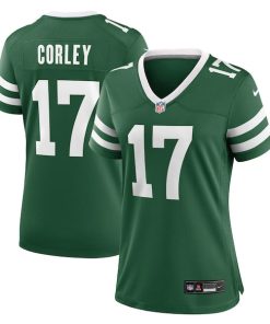 Malachi Corley New York Jets Nike Women's Team Game Jersey - Legacy Green