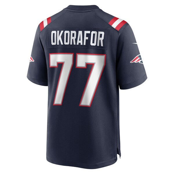 Chukwuma Okorafor New England Patriots Nike Game Jersey - Navy - Image 4