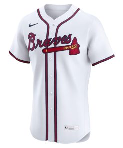 Alternative view of Matt Olson Atlanta Braves Nike Home Elite Player Jersey - White