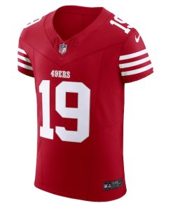 Alternative view of Deebo Samuel San Francisco 49ers Nike  Vapor F.U.S.E. Elite Jersey - Scarlet