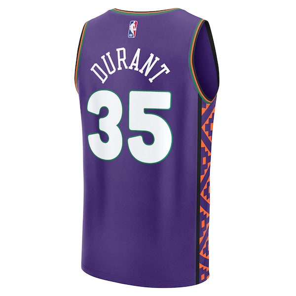 Kevin Durant Phoenix Suns Youth 2024/25 Fast Break Player Jersey - City Edition - Purple - Image 3