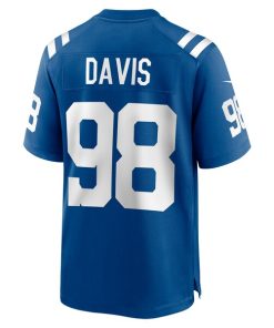 Alternative view of Raekwon Davis Indianapolis Colts Nike Game Jersey -  Royal
