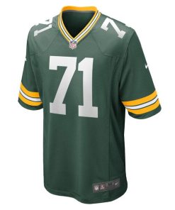 Alternative view of Josh Myers Green Bay Packers Nike Game Jersey - Green