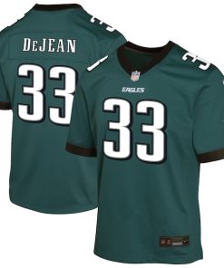 Cooper DeJean Philadelphia Eagles Nike Youth Game Player Jersey - Midnight Green/Kelly Green
