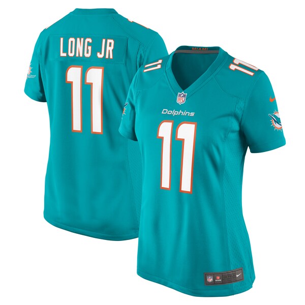 David Long Jr. Miami Dolphins Nike Women's Game Jersey - Aqua