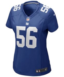 Alternative view of Lawrence Taylor New York Giants Nike Women's Game Retired Player Jersey - Royal