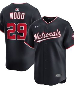 James Wood Washington Nationals Nike Alternate Limited Player Jersey - Navy