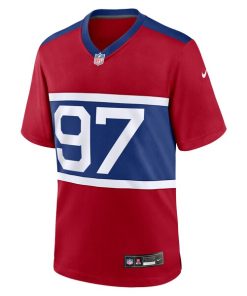 Alternative view of Dexter Lawrence II New York Giants Nike Alternate Player Game Jersey - Century Red