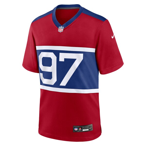 Dexter Lawrence II New York Giants Nike Alternate Player Game Jersey - Century Red - Image 2