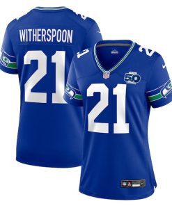 Devon Witherspoon Seattle Seahawks Nike Women's Alternate 2 50th Season Game Jersey - Royal/College Navy