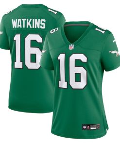 Quez Watkins Philadelphia Eagles Nike Women's Alternate Game Jersey - Kelly Green