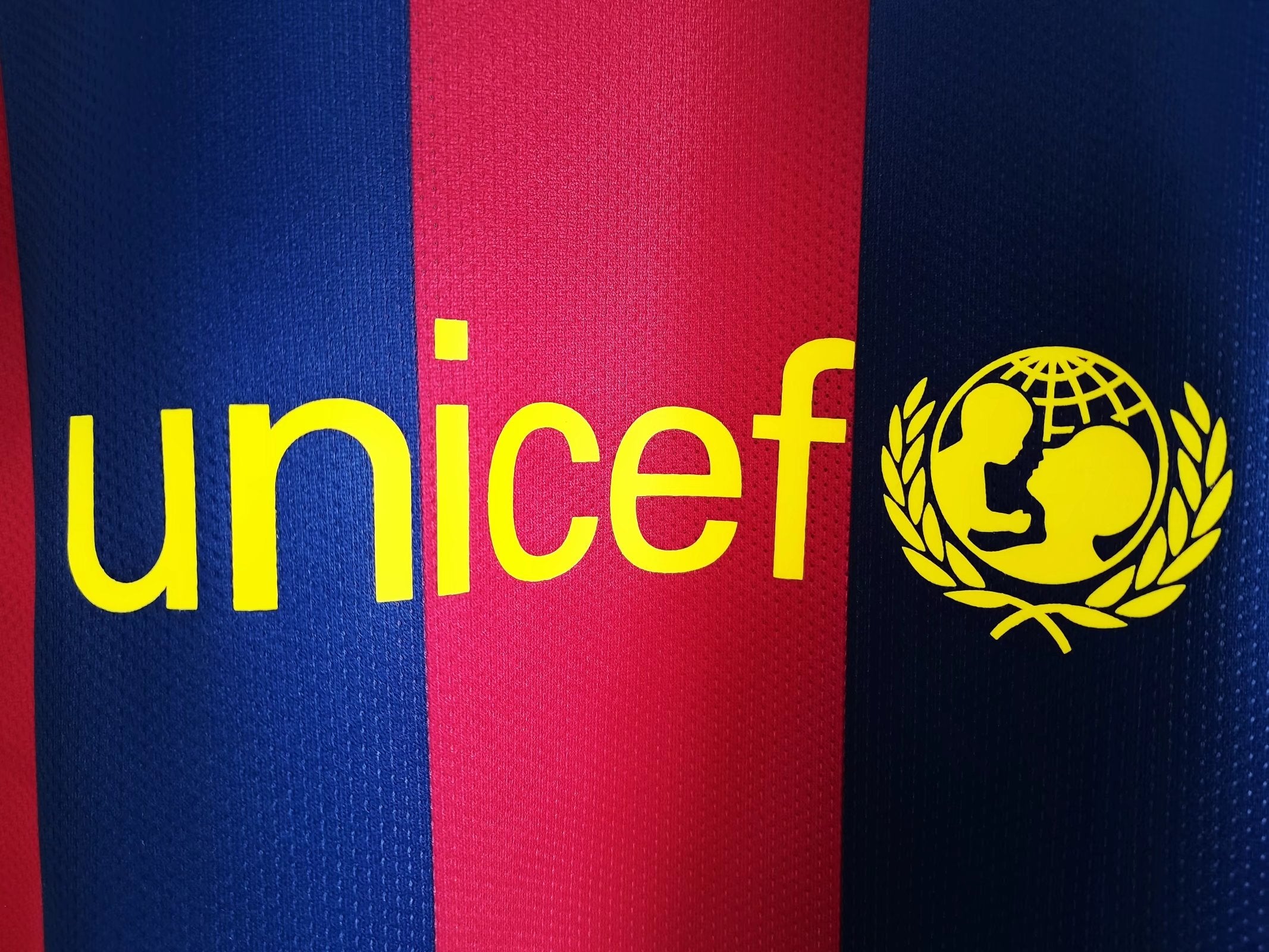 Barcelona 2014-15 Home Vintage Jersey - Image 7