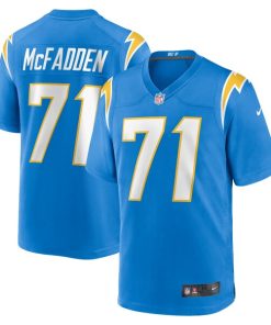 Jordan McFadden Los Angeles Chargers Nike Team Game Jersey - Powder Blue