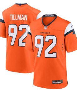 Dondrea Tillman Denver Broncos Nike Team Game Jersey -  Orange