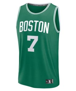 Alternative view of Jaylen Brown Boston Celtics  Youth Fast Break Replica Player Jersey - Icon Edition - Kelly Green