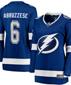 Nick Abruzzese Tampa Bay Lightning  Women's Home Breakaway Jersey - Blue