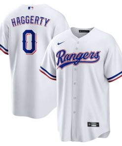 Sam Haggerty Texas Rangers Nike Home Replica Jersey - White