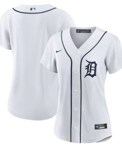 Detroit Tigers Nike Women's Home Replica Team Jersey - White