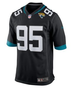 Alternative view of Roy Robertson-Harris Jacksonville Jaguars Nike Game Jersey - Black