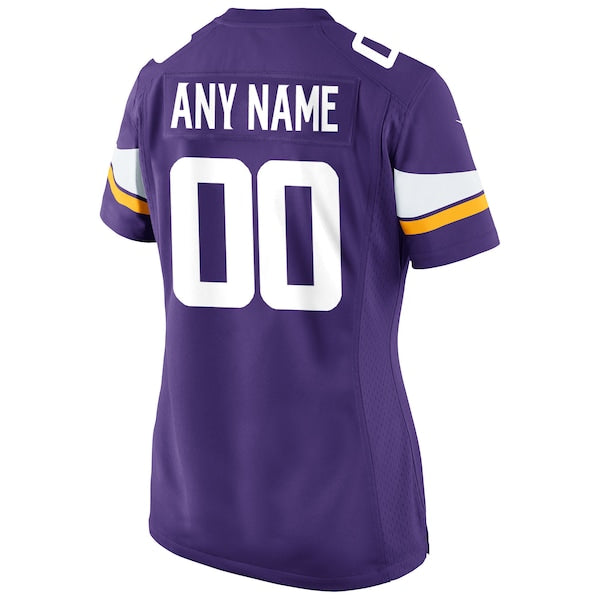Minnesota Vikings Nike Women's Custom Game Jersey - Purple - Image 3
