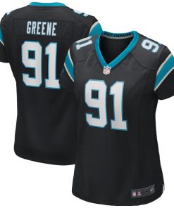 Kevin Greene Carolina Panthers Nike Women's Game Retired Player Jersey - Black