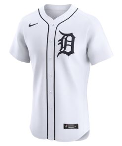 Alternative view of Detroit Tigers Nike Home Elite Jersey - White