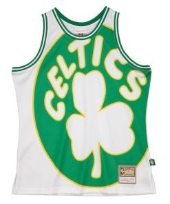 Alternative view of Boston Celtics Hardwood Classics Blown Out Fashion Jersey - White