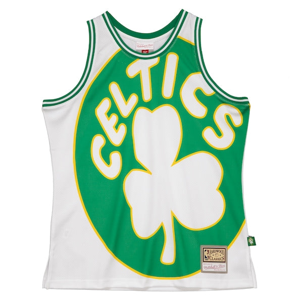 Boston Celtics Hardwood Classics Blown Out Fashion Jersey - White - Image 2