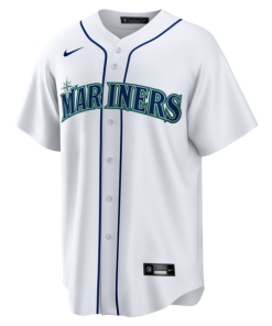 Alternative view of Felix Hernandez Seattle Mariners Nike Home Retired Player Replica Jersey - White