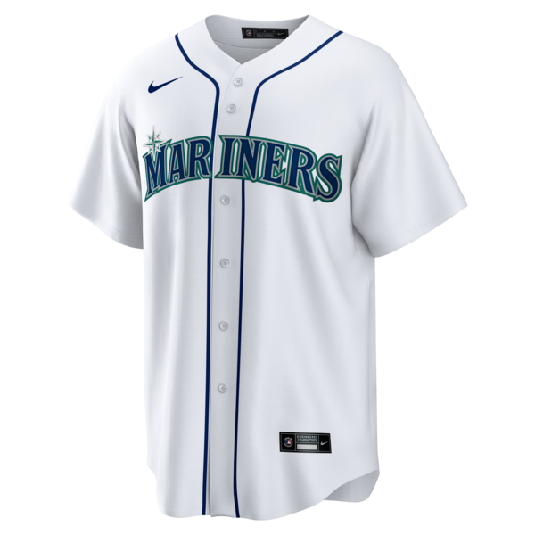 Felix Hernandez Seattle Mariners Nike Home Retired Player Replica Jersey - White - Image 2