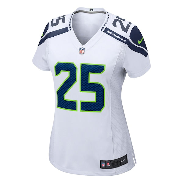 Richard Sherman Seattle Seahawks Nike Women's Game Jersey - White - Image 2