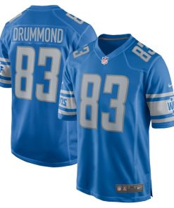 Dylan Drummond Detroit Lions Nike Team Game Jersey -  Blue