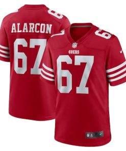 Isaac Alarcon San Francisco 49ers Nike Team Game Jersey -  Scarlet