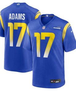 Alternative view of Davante Adams Los Angeles Rams Nike Game Player Jersey - Royal