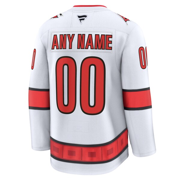 Carolina Hurricanes Away Premium Custom Jersey - White/Red/Black - Image 7