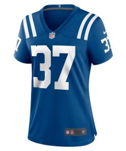 Alternative view of Isaac Taylor-Stuart Indianapolis Colts Nike Women's Team Game Jersey -  Royal